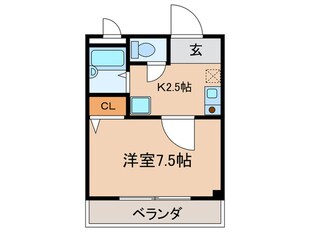 メゾン小牧Ⅱの物件間取画像